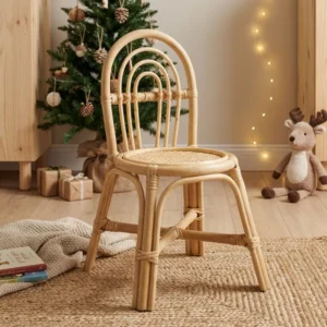 Kids Hand Crafted Rattan And Cane Chair For Children